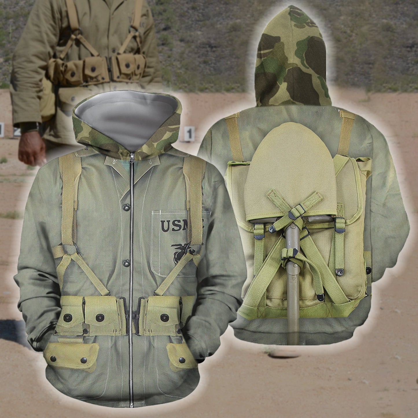 3D All Over Printed US Marine Corps - Amaze Style™-Apparel