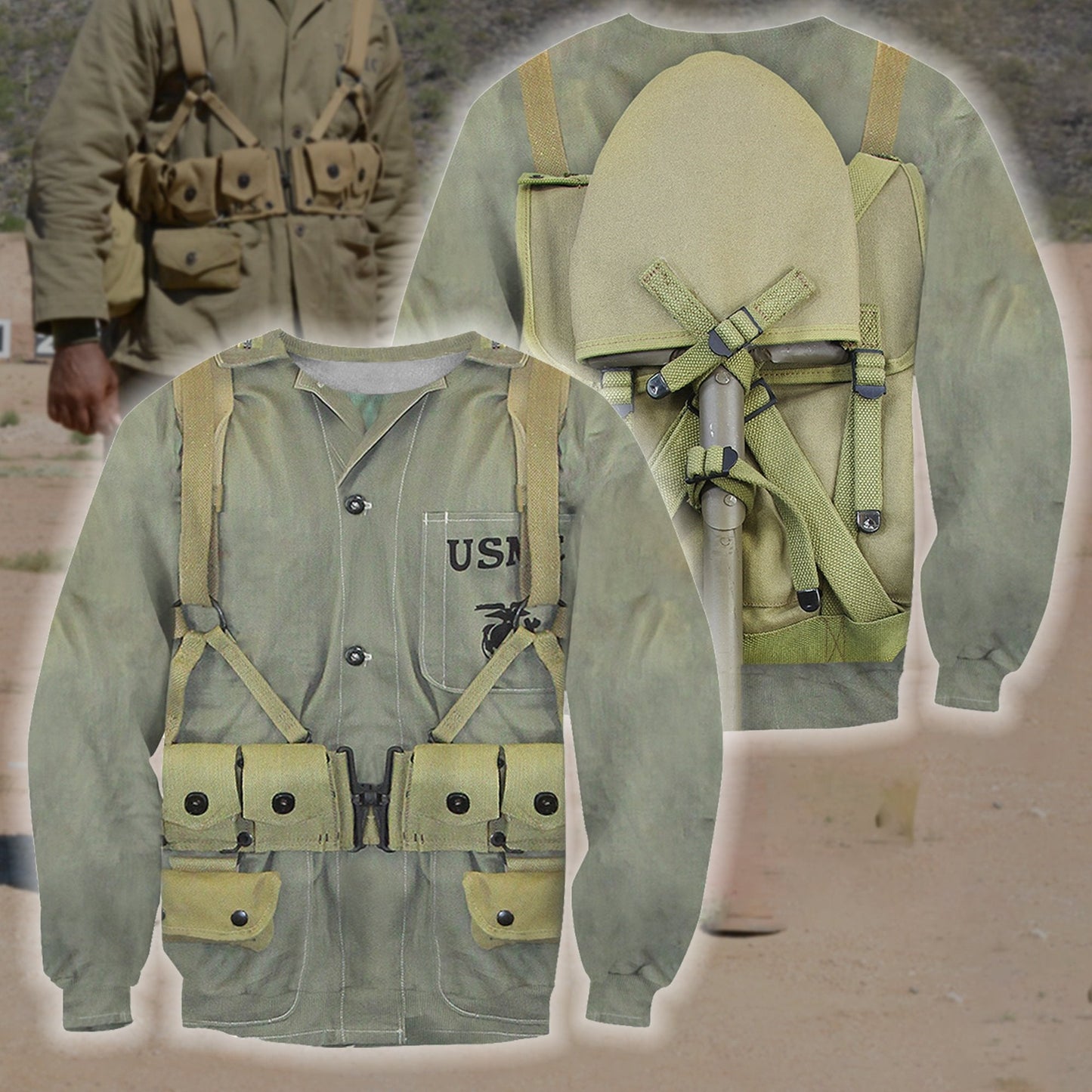 3D All Over Printed US Marine Corps - Amaze Style™-Apparel
