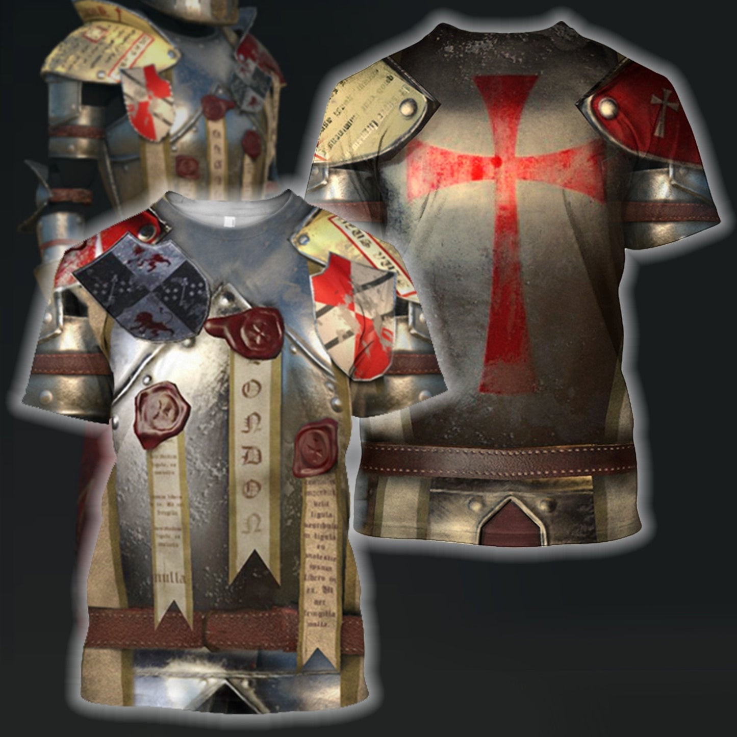 3D All Over Printed Templar Tops - Amaze Style™-Apparel