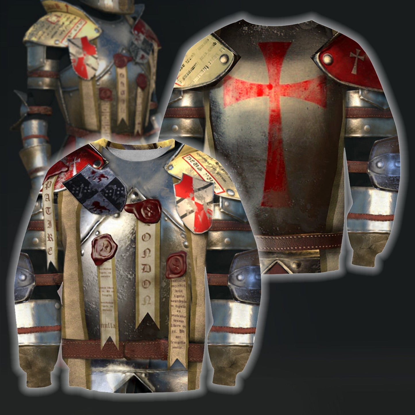 3D All Over Printed Templar Tops - Amaze Style™-Apparel