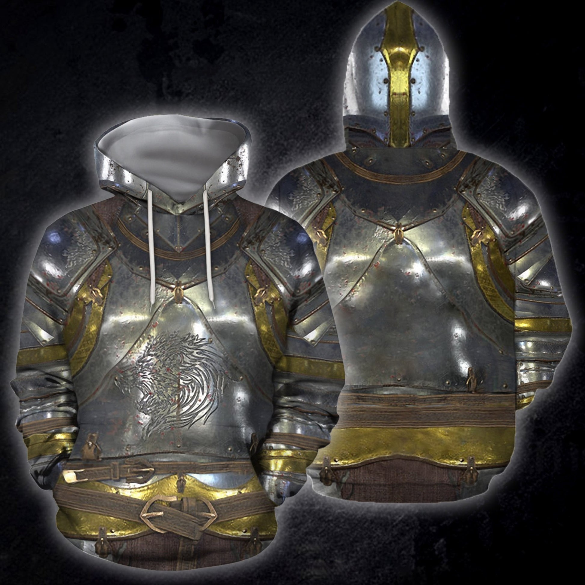 3D All Over Printed Breastplate 5 Hoodie - Amaze Style™-Apparel