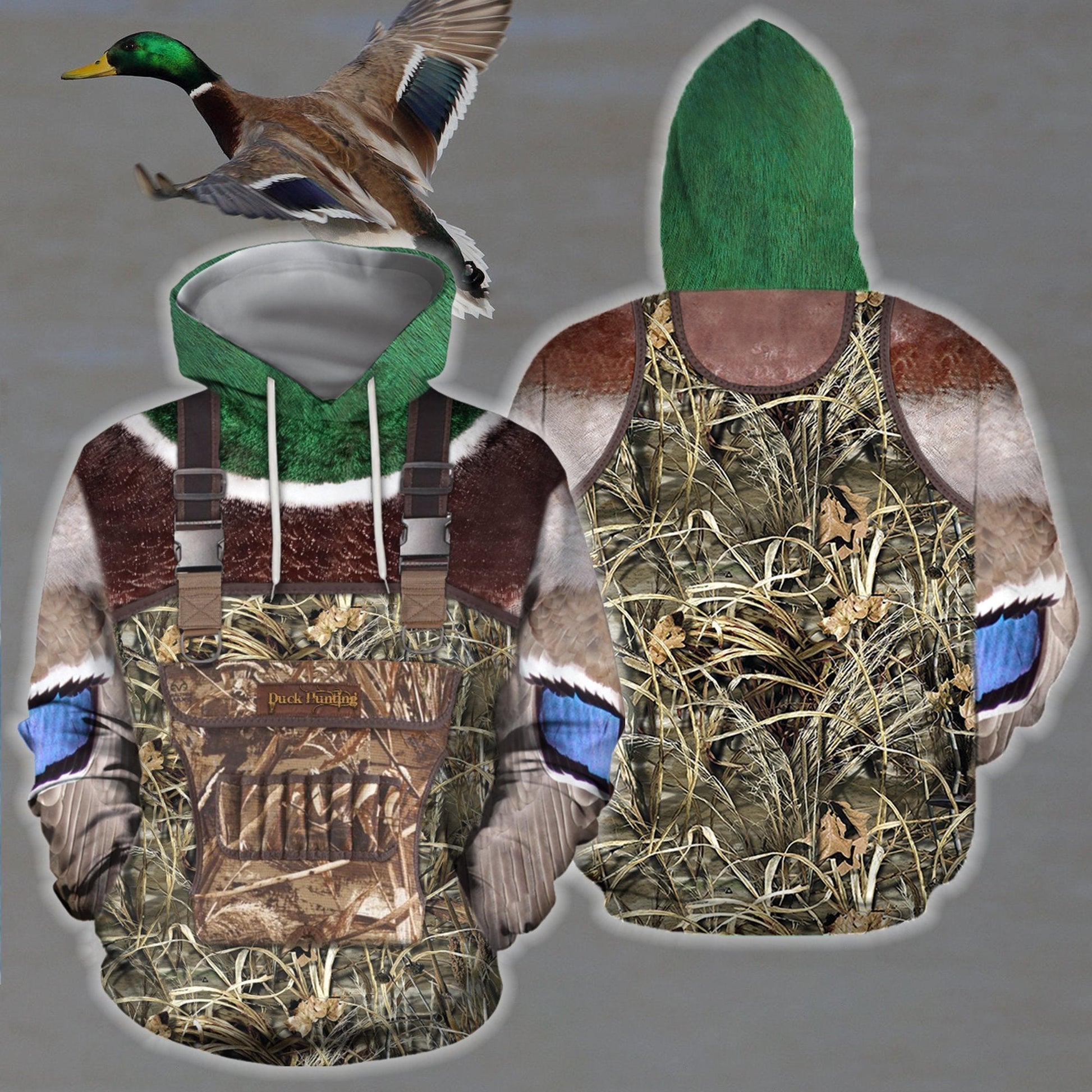 3D All Over Printed Duck Hunting Camo Outfit Cover - Amaze Style™-Apparel
