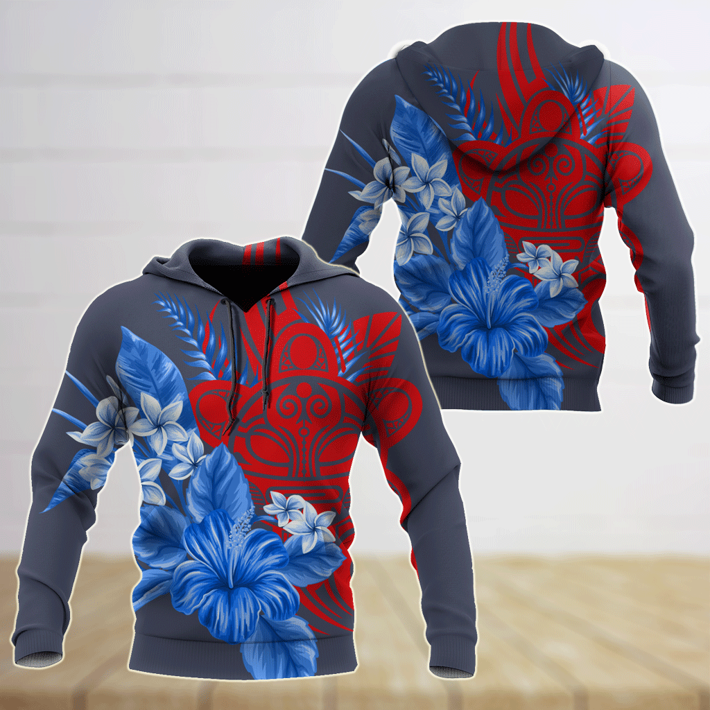 Puerto Rico Sol Taino With Maga Flower Shirt