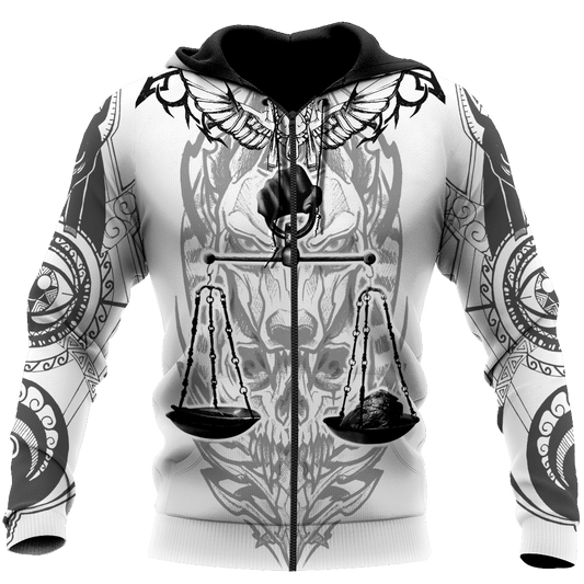 Ancient Egypt Anubis God All 3D Over Printed Unisex Hoodie ML