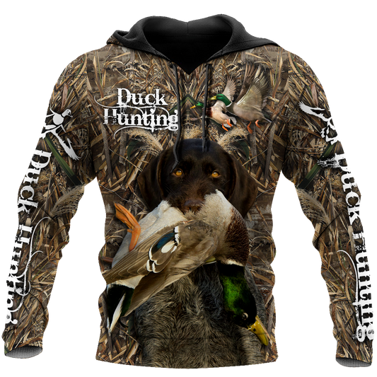 Personalized Name Hunting Camo 3D Unisex Shirts Duck Hunting Labrador Retriever