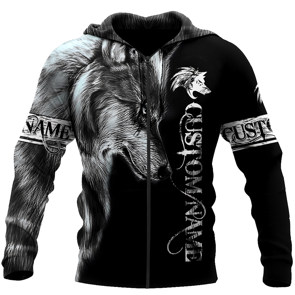 Personalized Wolf  All Over Printed Shirts For Men and Women MH010920S3