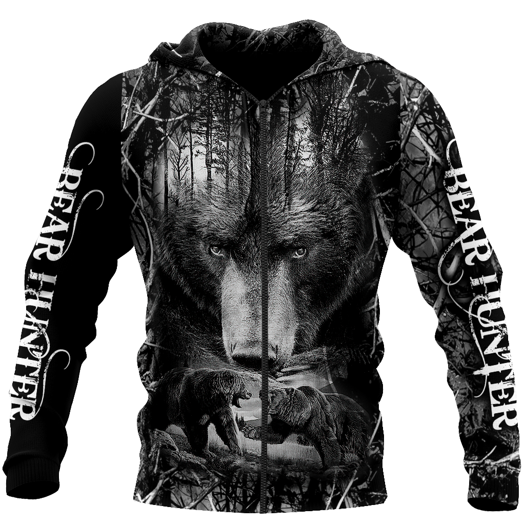 Premium Bear Hunter Camo Unisex Shirts