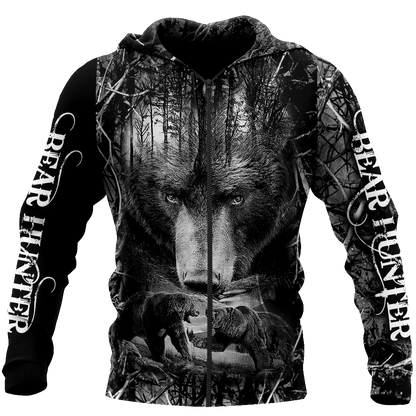 Premium Bear Hunter Camo Unisex Shirts