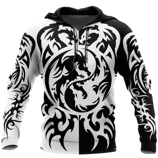 Dragon Tattoo Art Hoodie T Shirt For Men and Women HAC050502 - Amaze Style™-Apparel