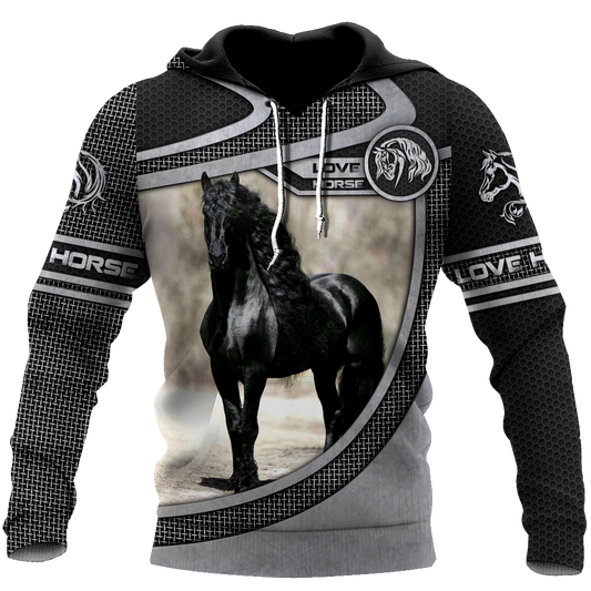 Love Horse 3D All Over Printed Shirts Pi150501 - Amaze Style™-Apparel