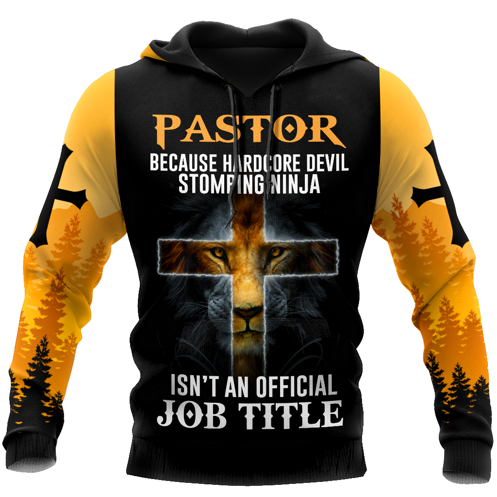 Pastor Because Devil Stomping Ninja Isn't Job Title-TA