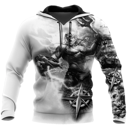 Poseidon Tattoo 3D All Over Printed Shirts HAC040601