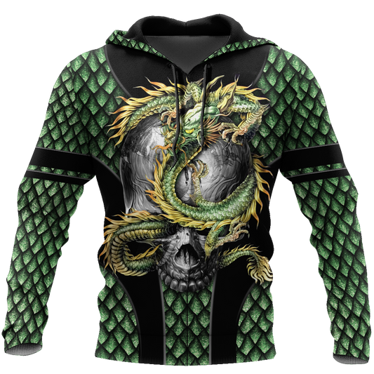 Skull dragon 3D all over printed for men and women HAC140803