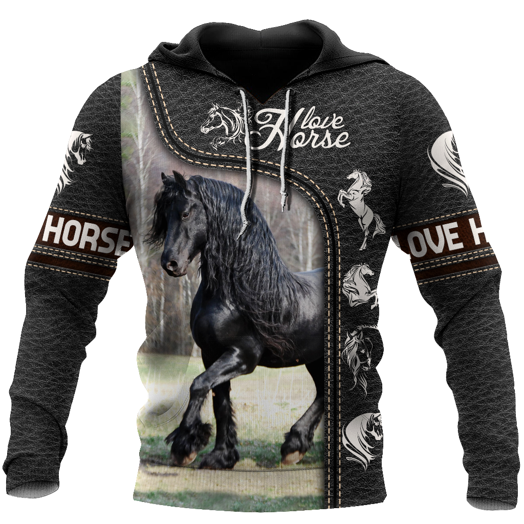 Love Horse 3D All Over Printed Shirts Pi220401 - Amaze Style™-Apparel