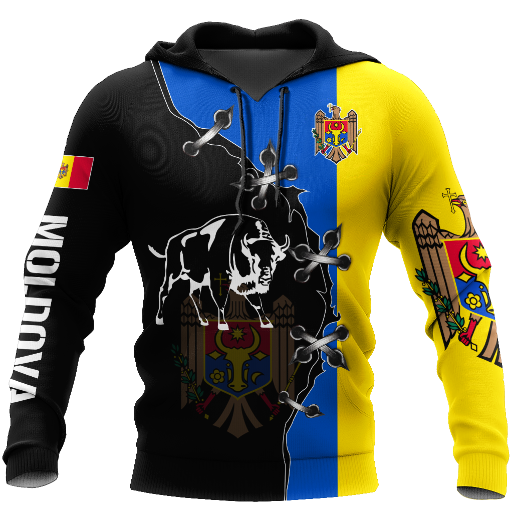 Moldova Aurochs 3D All Over Printed Hoodie Shirt Limited by SUN HAC230603