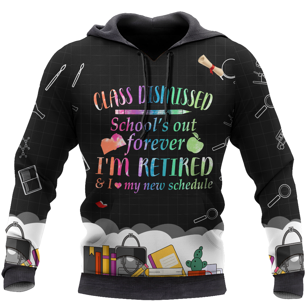 Retired Teacher Hoodie Pi26082003-MEI