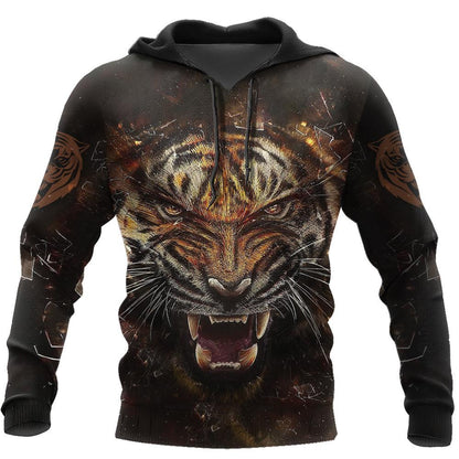Power Tiger 3D All Over Printed Shirts For Men and Women NTN08212002