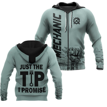 Just The Tip I Promise All Over Printed Mechanic Hoodie For Men and Women TN