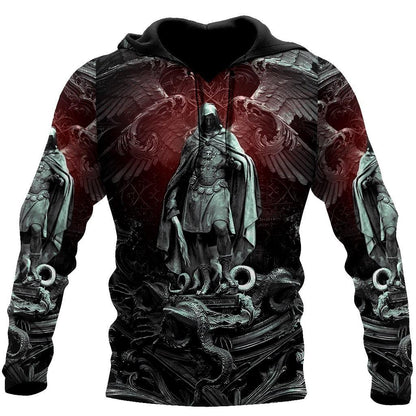 Cricle Of Hell Cover 3D Over Printed Hoodie for Men and Women-ML