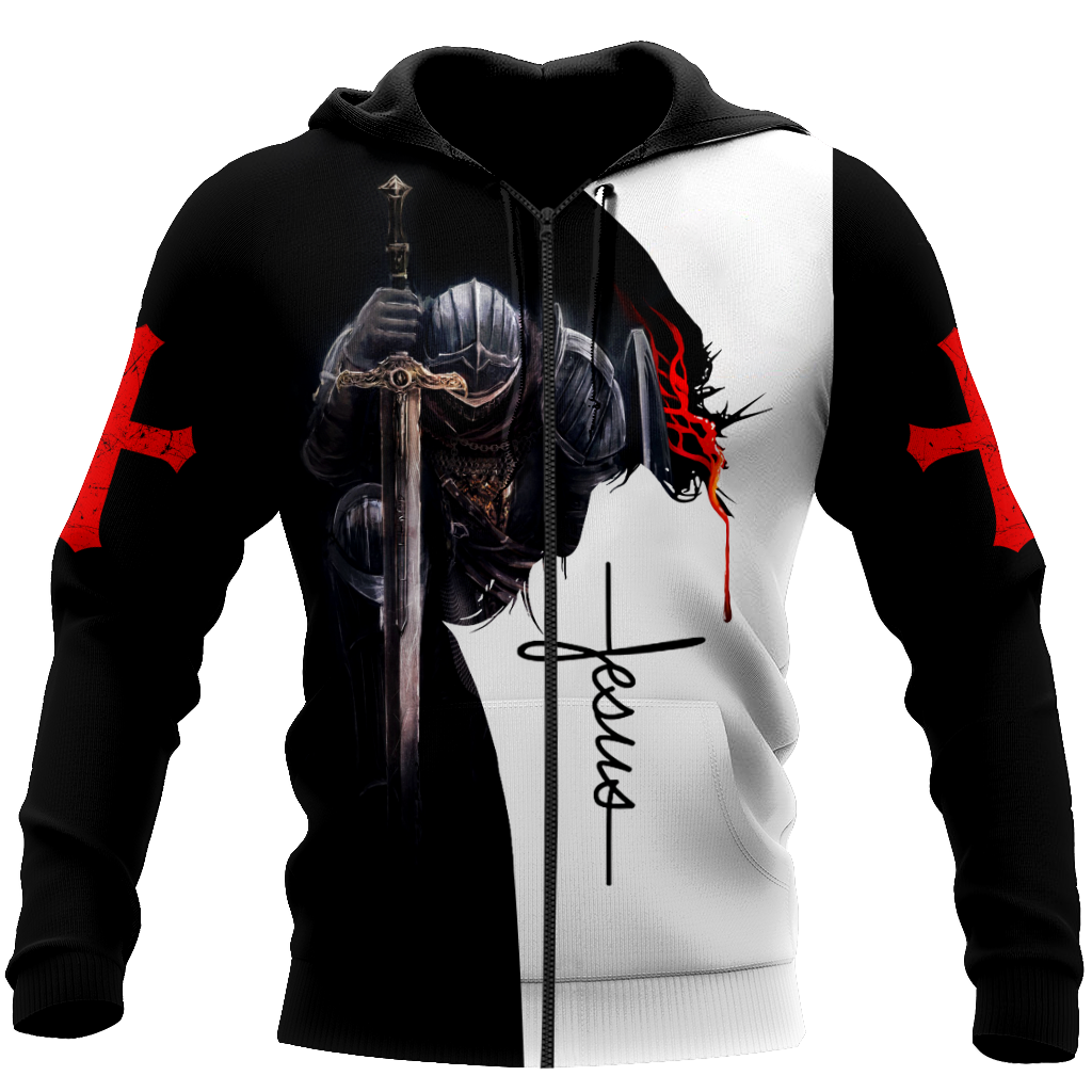 Knight of God - Christian - 3D All Over Printed Style for Men and Women