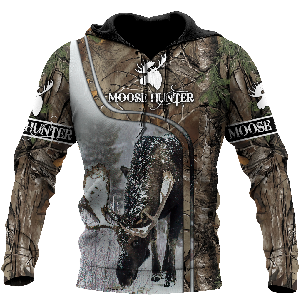 Pheasant Hunting Camo 3D Over Printed Unisex Deluxe Hoodie ML