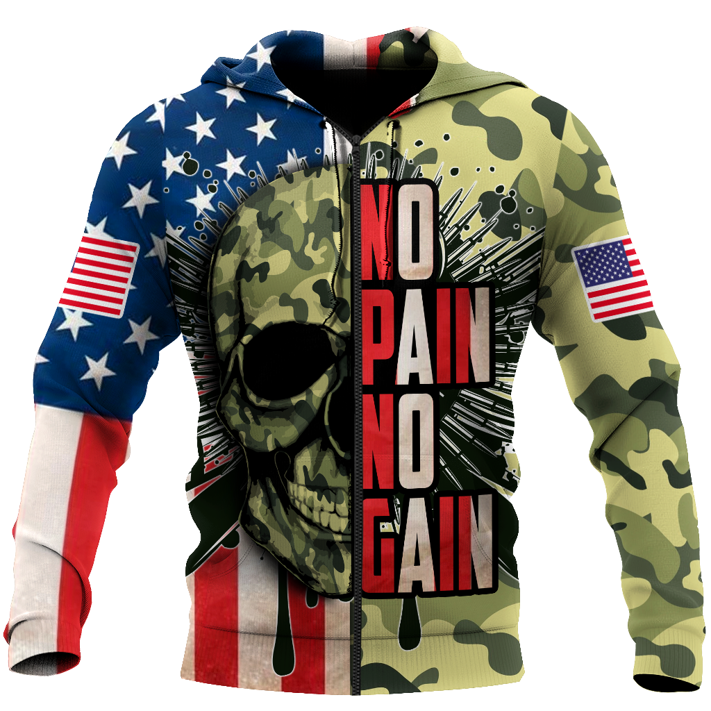 Skull Camo army 3D all over printed for man and women QB05312001