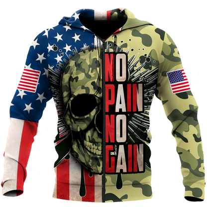 Skull Camo army 3D all over printed for man and women QB05312001