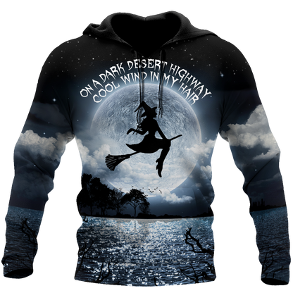 On A Dark Desert Highway Halloween 3D All Over Printed Shirts For Men and Women