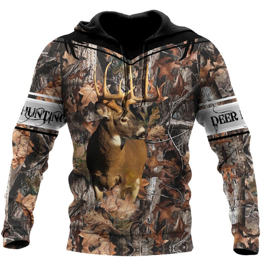 Personalized Name Hunting Camo Deer Hunter 3D Unisex Shirts