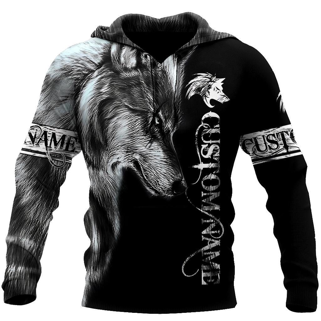 Personalized Wolf  All Over Printed Shirts For Men and Women MH010920S3