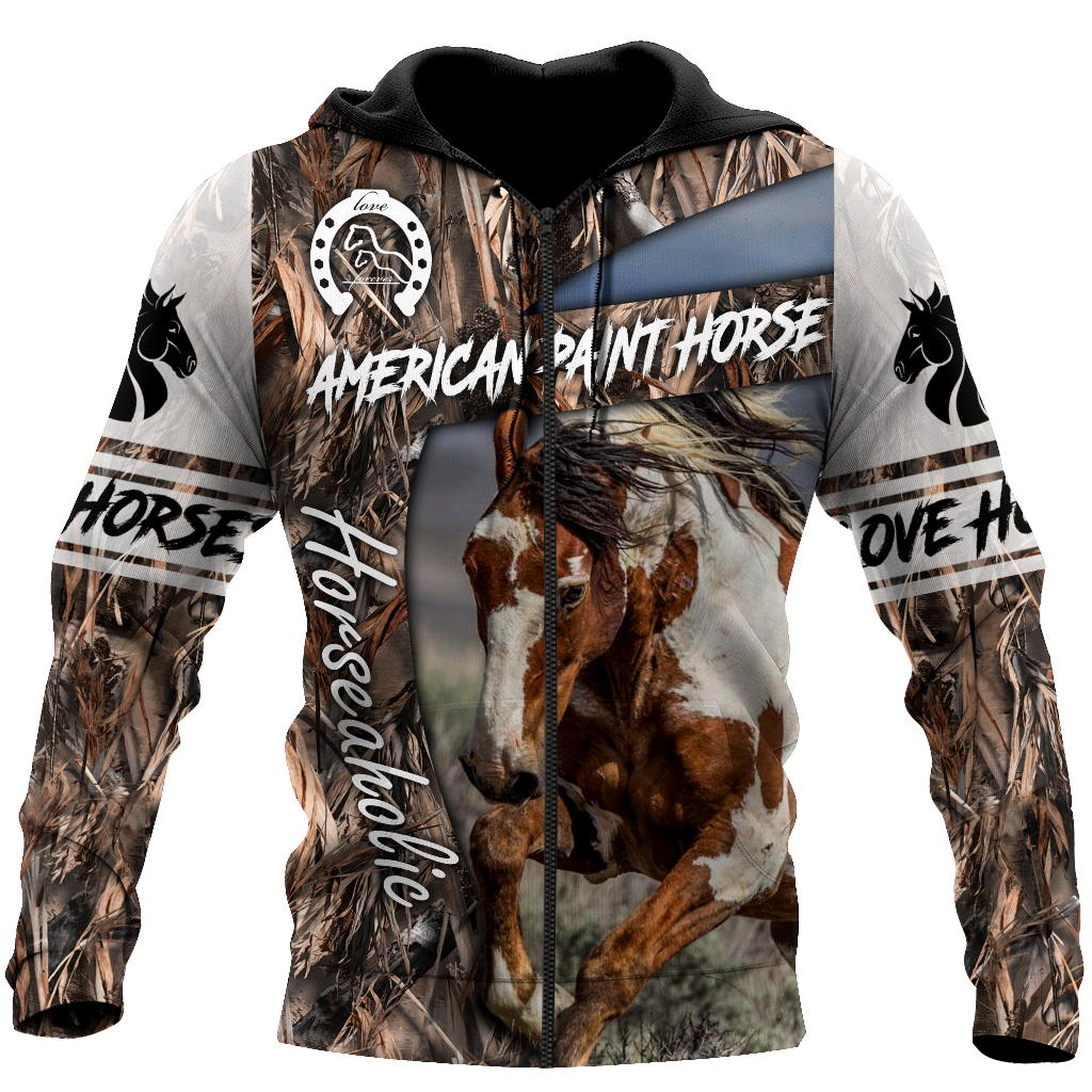 Love Horse 3D All Over Printed Shirts Pi080502S1 - Amaze Style™-Apparel