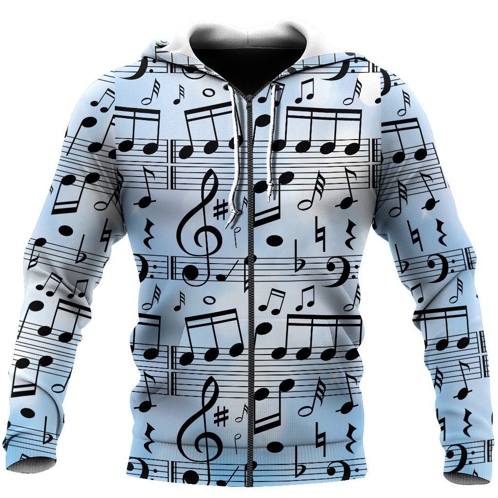 Music Scores 3D All Over Printes