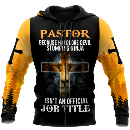 Pastor Because Devil Stomping Ninja Isn't Job Title-TA