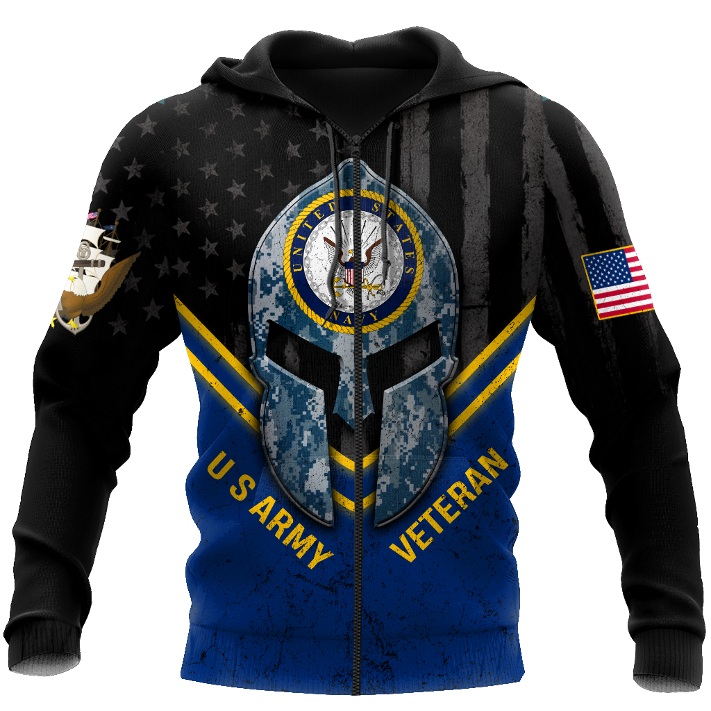 Spartan Soldier US Navy 3D All Over Printed Shirt Hoodie Pi20082002