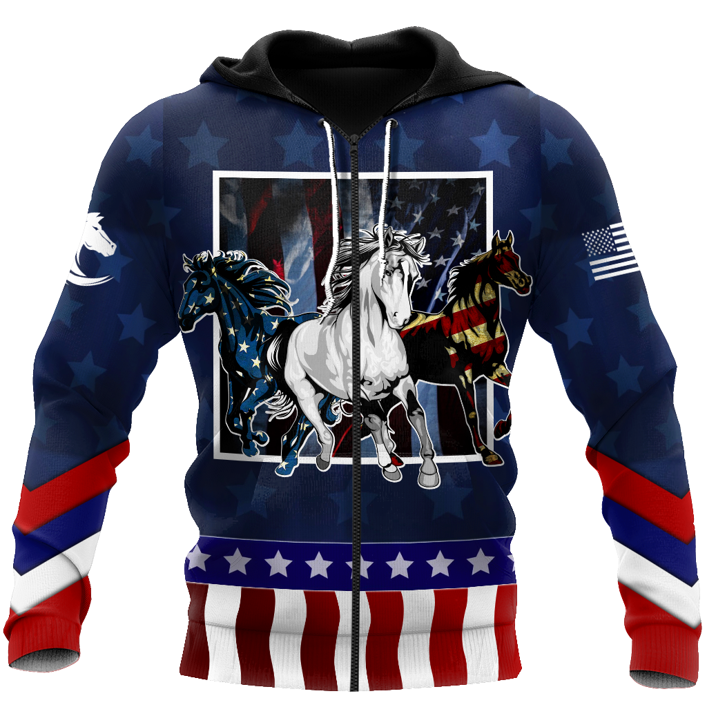 Horses Flag 3D All Over Printed Shirts Pi16062001