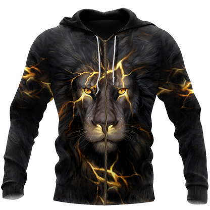 Black King-I Am Who I Am Christian Cross 3D All Over Printed Shirts For Men and Women Pi11062002