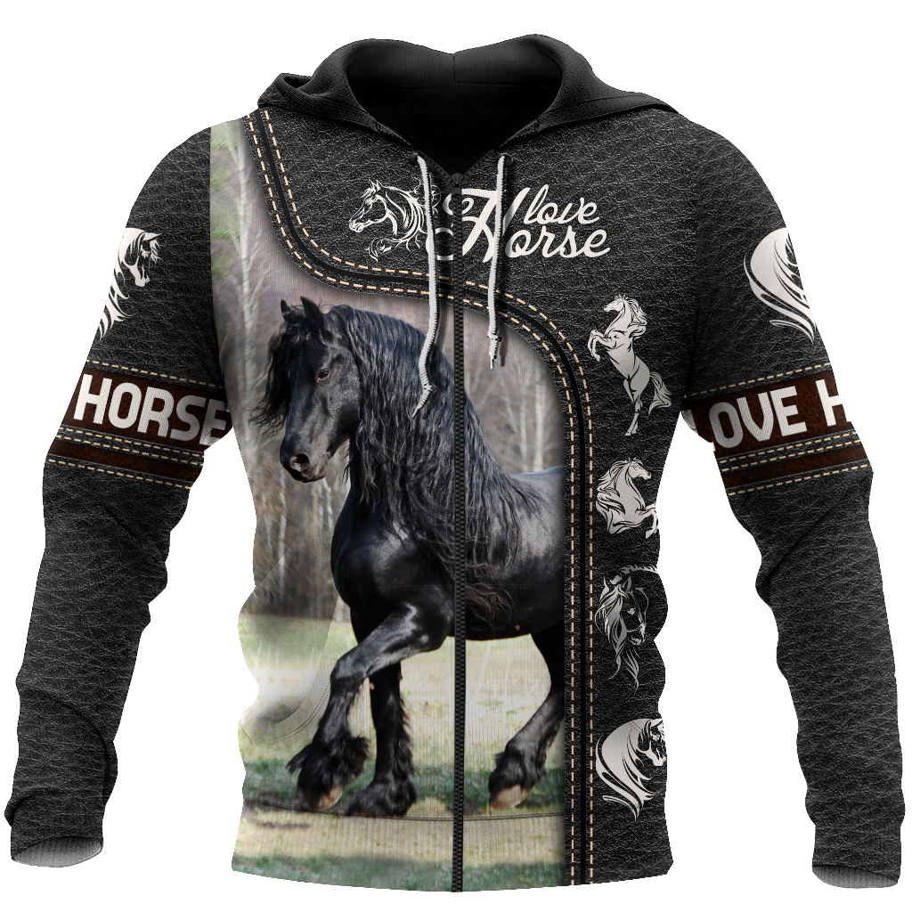 Love Horse 3D All Over Printed Shirts Pi220401 - Amaze Style™-Apparel