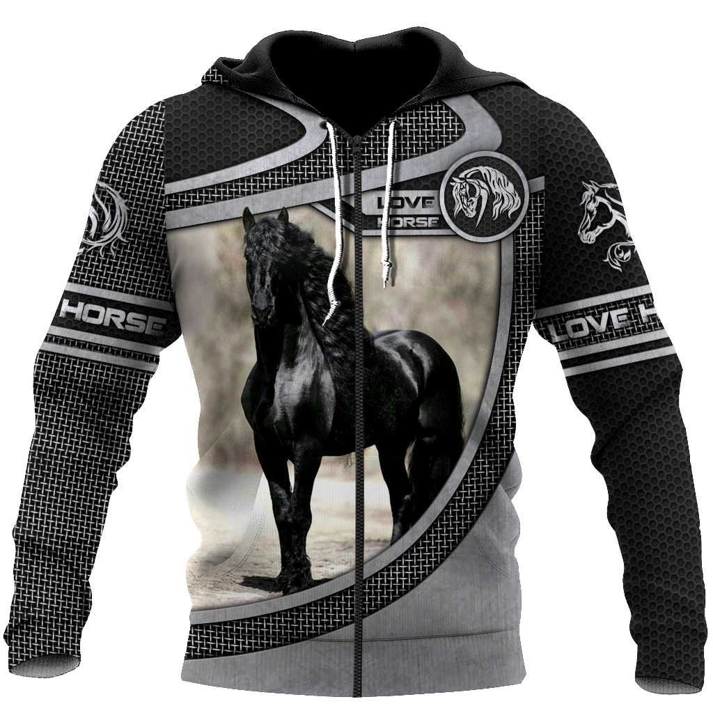 Love Horse 3D All Over Printed Shirts Pi150501 - Amaze Style™-Apparel