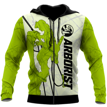Premium All Over Printed Green Arborist Shirts MEI