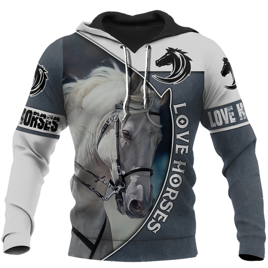 Love Horse 3D All Over Printed Shirts JJ240406 - Amaze Style™-Apparel
