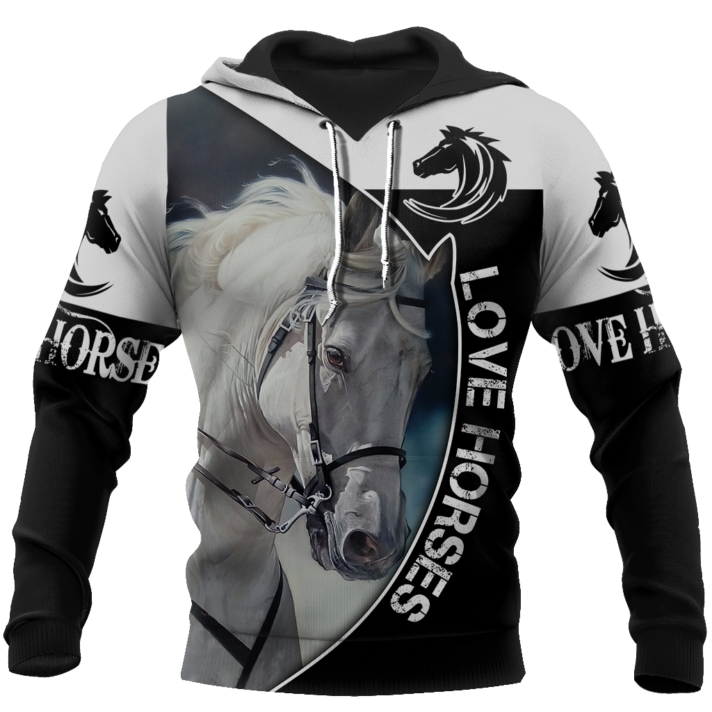 Love Horse 3D All Over Printed Shirts JJ230402 - Amaze Style™-Apparel