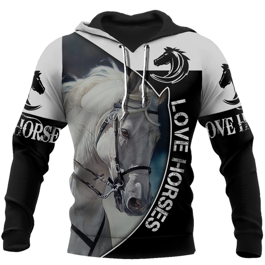 Love Horse 3D All Over Printed Shirts JJ230402 - Amaze Style™-Apparel