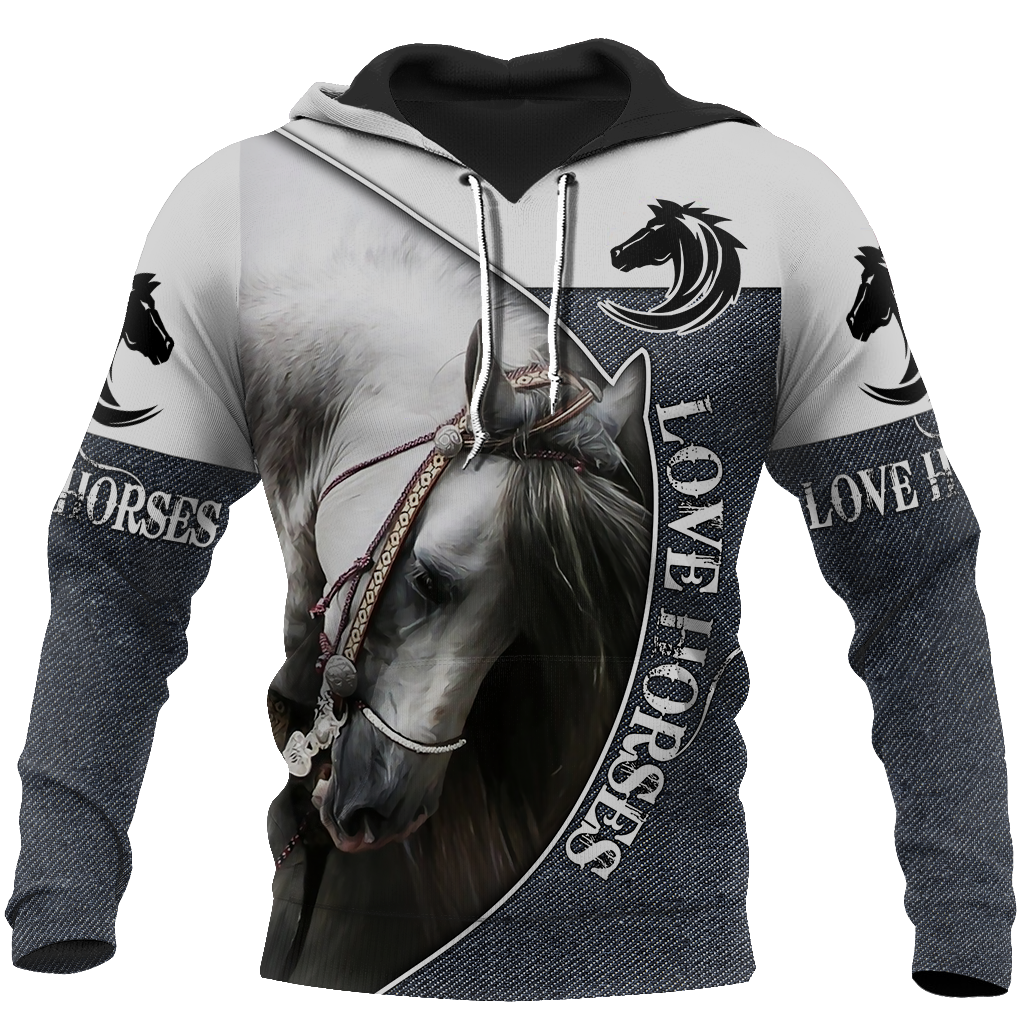 Love Beautiful Horse 3D All Over Printed Shirts JJ270401 - Amaze Style™-Apparel