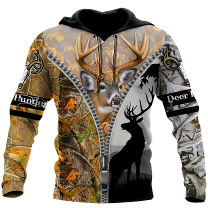 Deer Hunting 3D All Over Printed Shirts For Men HHT27082002-LAM