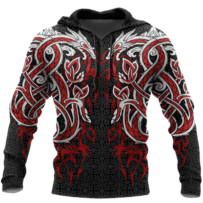 Dragon Tattoo Art  Hoodie T Shirt For Men and Women HAC060603