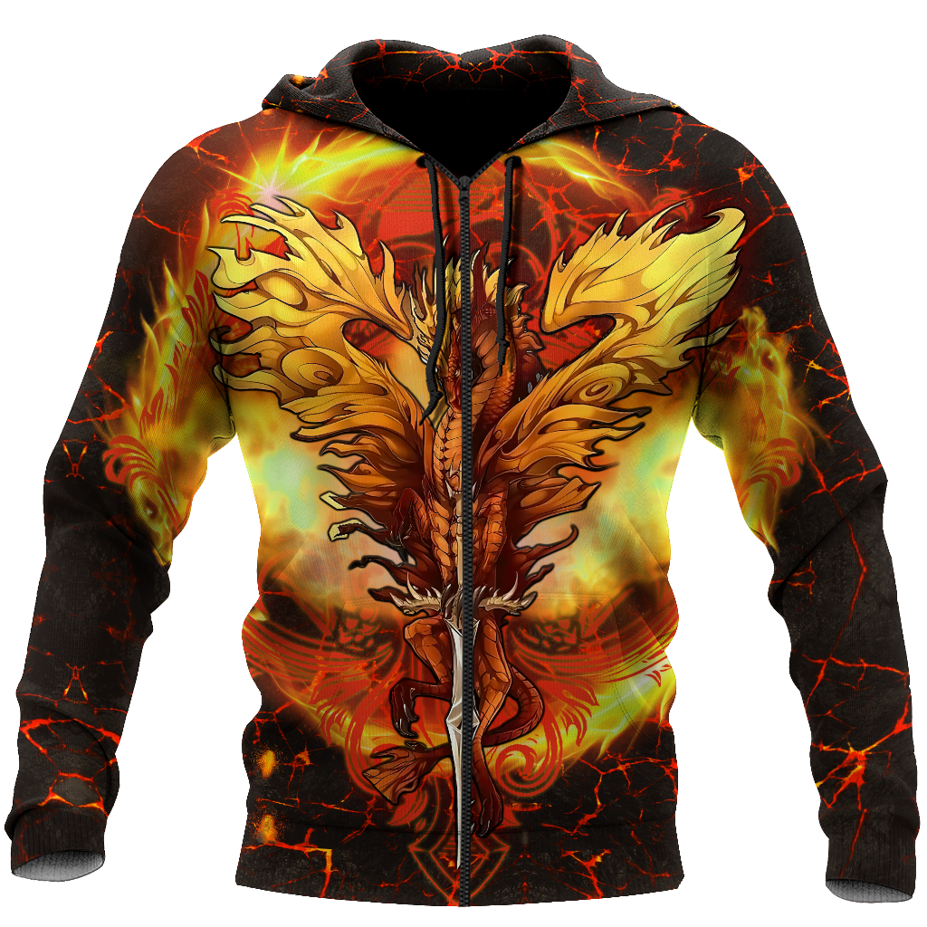 Fire Dragon Over Printed TP
