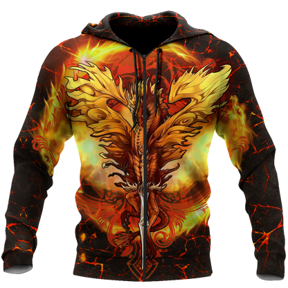 Fire Dragon Over Printed TP