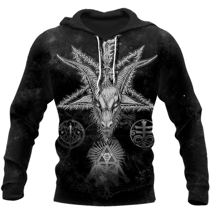 Satanic Devil 3D All Over Printed Hoodie Shirts For Men And Women MP750 - Amaze Style™-Apparel