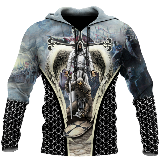 Knight templar 3D all over printed for men and women HHT07092017