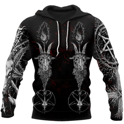 Satanic 3D All Over Printed Hoodie MP851 - Amaze Style™-Apparel